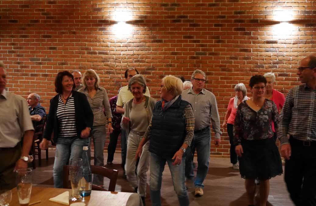 Mitgliedertreff beim geselligen Abend im Halterhof in Ödsbach