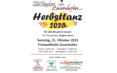 Herbsttanz in Zusenhofen am 21.10.2023